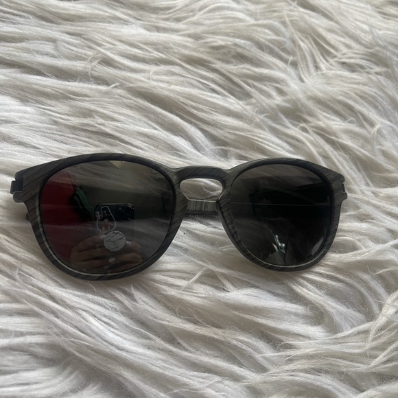 Oakley latch woodgrain sunglasses